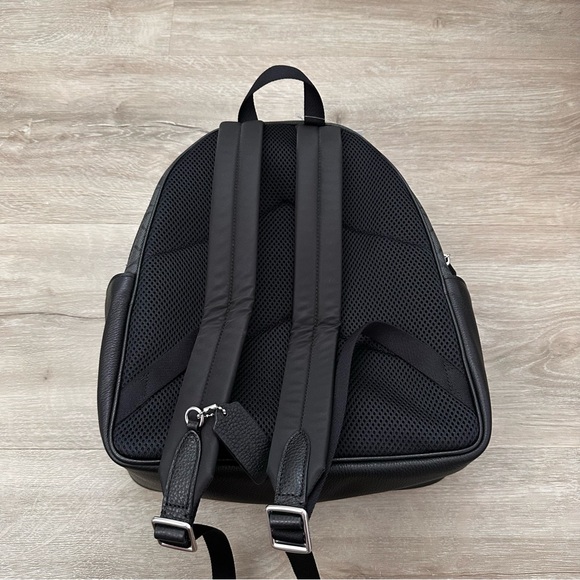 Coach Court Backpack In Signature Canvas Black - Picture 4 of 14